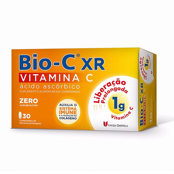 Bio-C XR Vitamina C 30 Comprimidos De Liberação Prolongada
