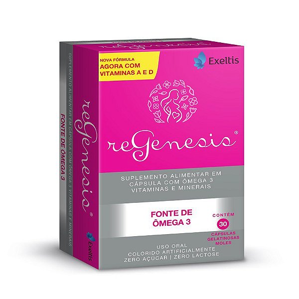 ReGenesis Fonte De Ômega-3 30 Cápsulas Gelatinosas Moles