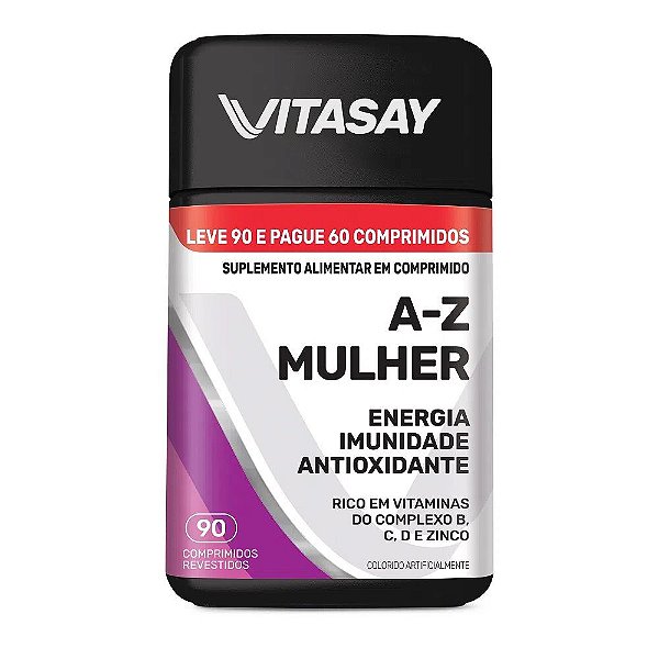 Suplemento Alimentar Vitasay A-Z Mulher 90 Comprimidos Revestidos