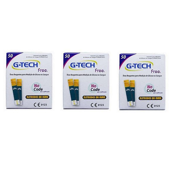 Pack Promocional G-Tech Free1 3 Caixas Com 50 Unidades Cada