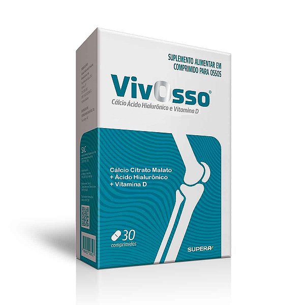 Suplemento Alimentar VivOsso 30 Comprimidos Revestidos