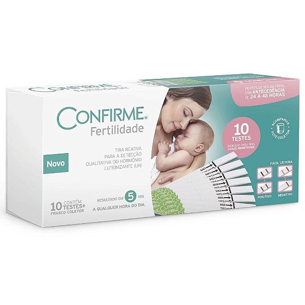 Teste De Ovulação Confirme Fertilidade Com 10 Tiras Reagentes