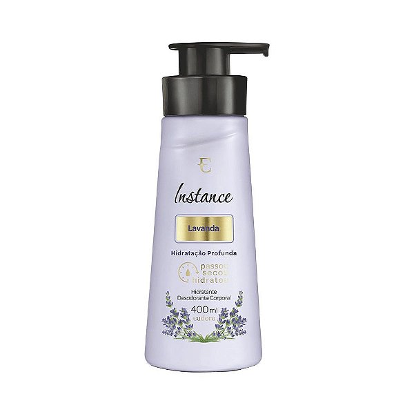 Hidratante Desodorante Corporal Eudora Instance Lavanda 400ml
