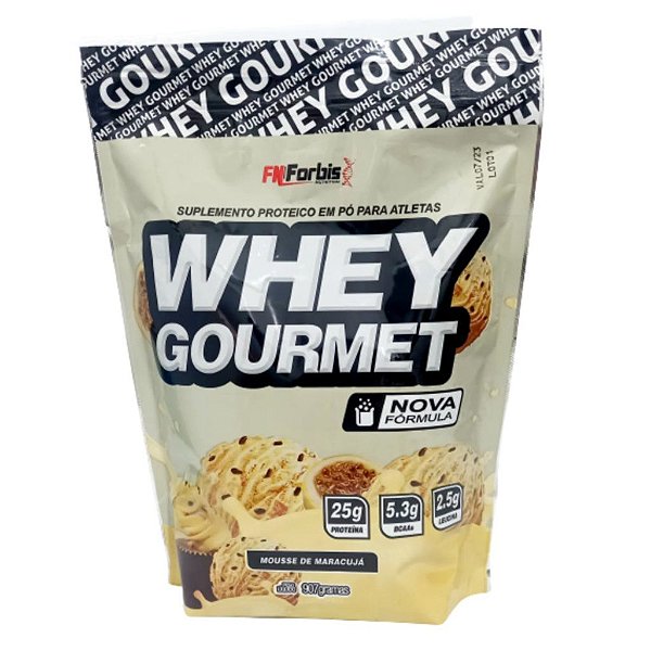 Suplemento Em Pó Whey Gourmet Mousse De Maracujá Refil 907g