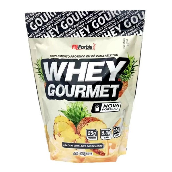Whey Gourmet Abacaxi Com Leite Condensado Refil 907g