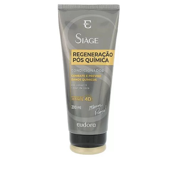Condicionador Eudora Siàge Regeneração Pós Química 200ml