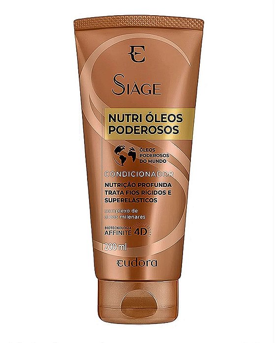 Condicionador Eudora Siàge Nutri Óleos Poderosos 200ml