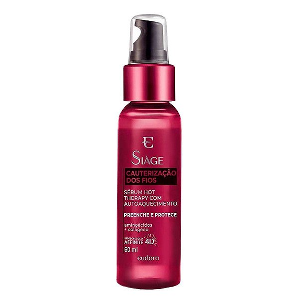 Sérum Capilar Siàge Hot Therapy Cauterização Dos Fios 60ml