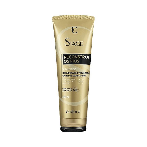 Shampoo Eudora Siàge Reconstrói Os Fios 250ml