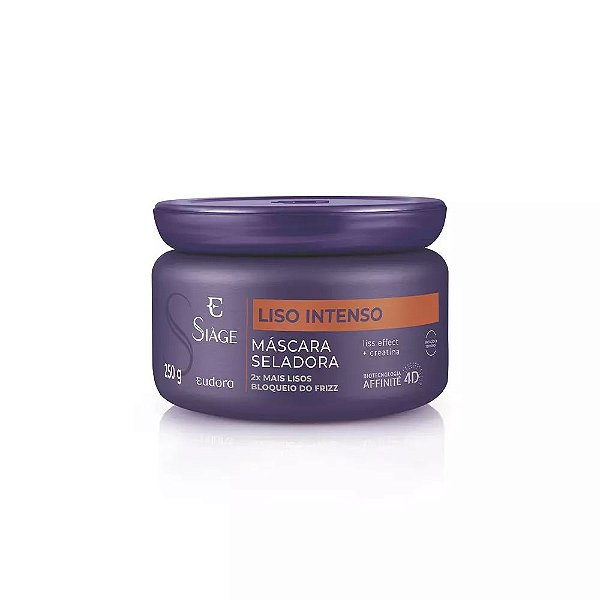 Máscara Seladora Capilar Eudora Siàge Liso Intenso 250g