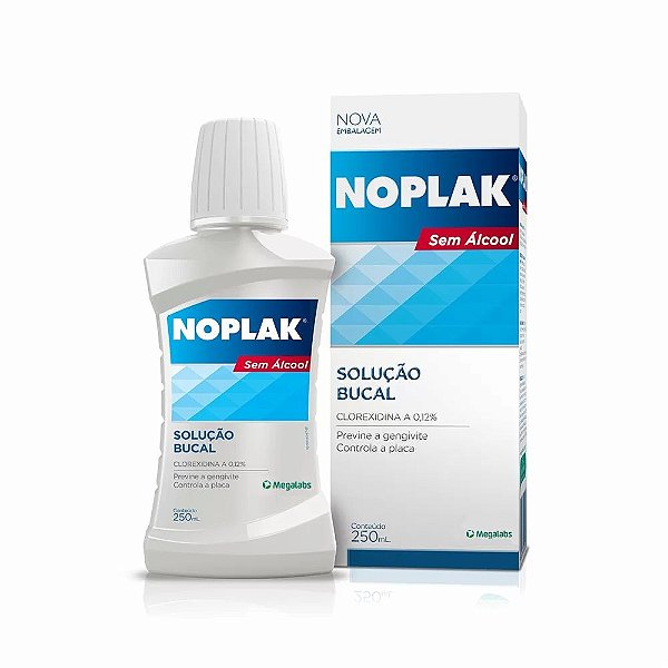 Solução Bucal Noplak Sem Álcool 250ml