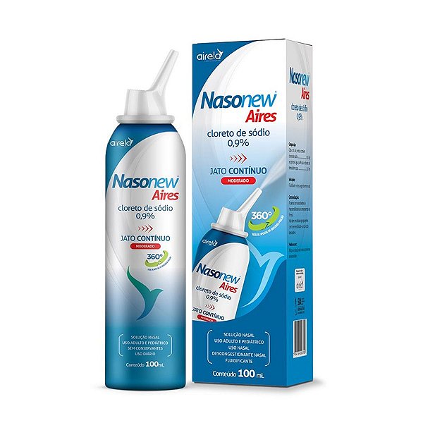 Nasonew Aires 0,9% Jato Contínuo Moderado 100ml