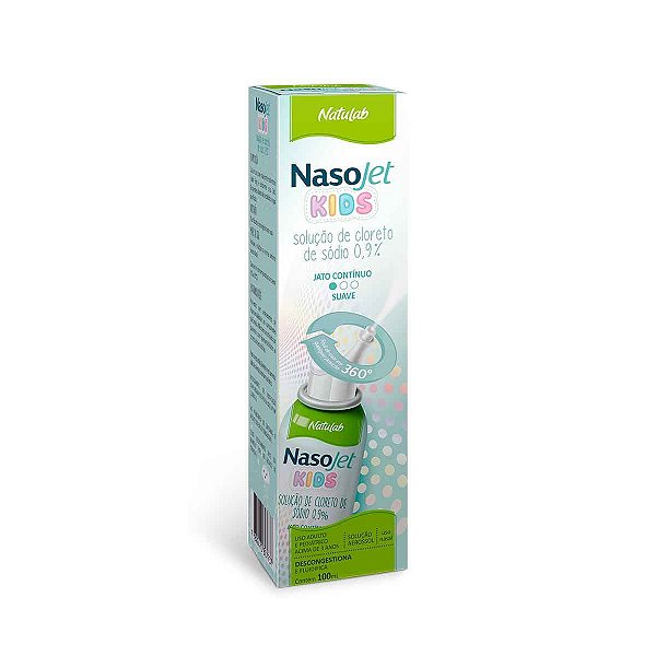 NasoJet Kids 0,9% Jato Contínuo Suave 100ml