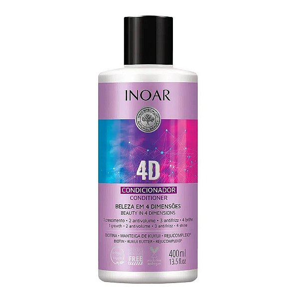 Condicionador Inoar 4D 400ml
