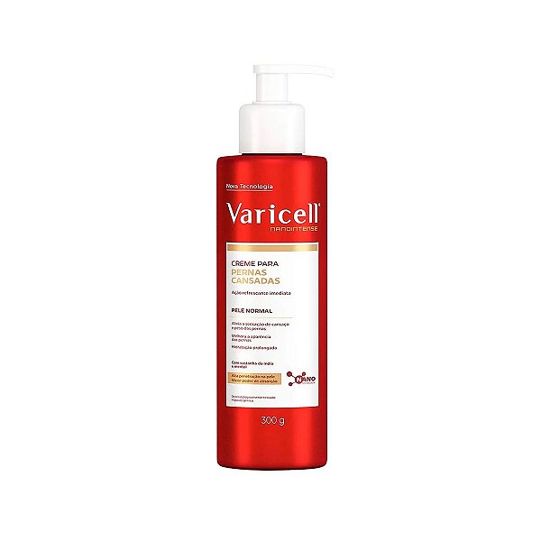 Varicell Creme Para Pernas Cansadas Pele Normal 300g
