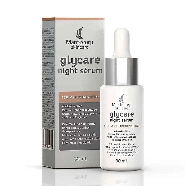 Sérum Facial Rejuvenescedor Mantecorp Glycare Night 30ml
