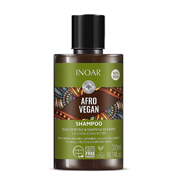 Shampoo Inoar Afro Vegan 300ml