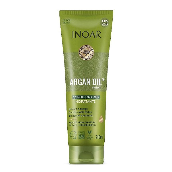 Condicionador Hidratante Inoar Argan Oil System 240ml