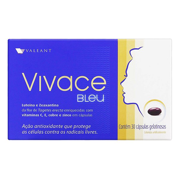 Suplemento Alimentar Vivace Bleu 30 Cápsulas Gelatinosas