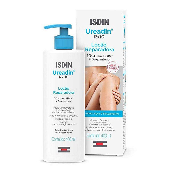 Loção Hidratante Reparadora Corporal ISDIN Ureadin Rx10 400ml