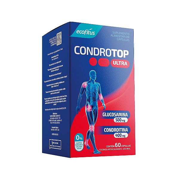 Suplemento Alimentar Ecofitus Condrotop Ultra 60 Comprimidos