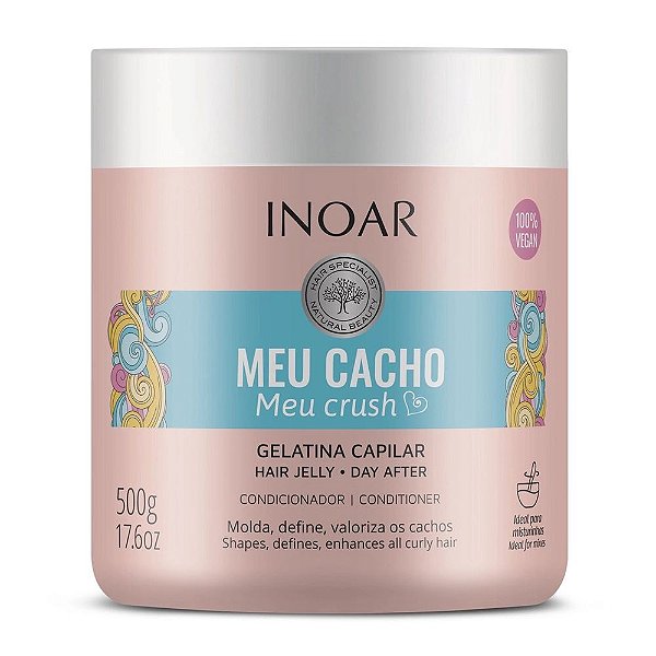 Gelatina Capilar Inoar Meu Cacho Meu Crush 500g