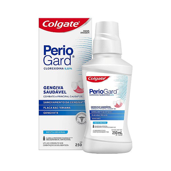 Solução Bucal Colgate PerioGard Sem Álcool Menta Original 250ml