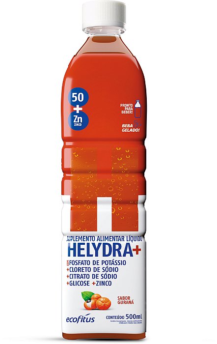 Suplemento Líquido Ecofitus Helydra+ Sabor Guaraná 500ml