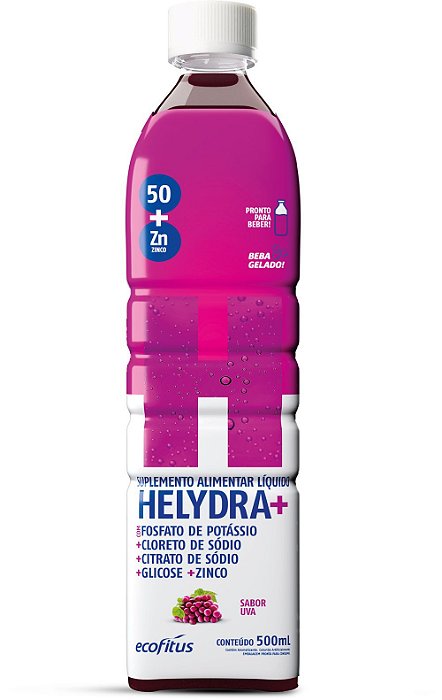 Suplemento Alimentar Líquido Ecofitus Helydra+ Sabor Uva 500ml