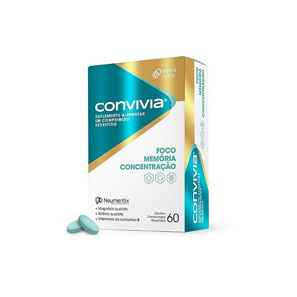 Suplemento Alimentar Convivia 60 Comprimidos Revestidos