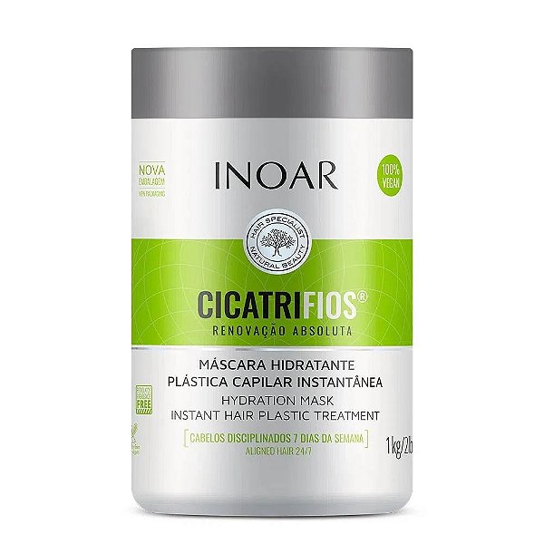 Máscara De Hidratação Inoar Cicatrifios 1Kg
