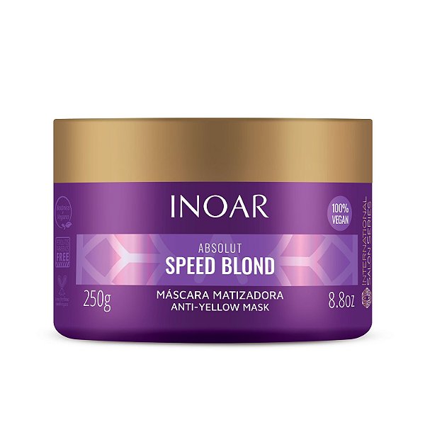 Máscara Matizadora Inoar Absolut Speed Blond 250g