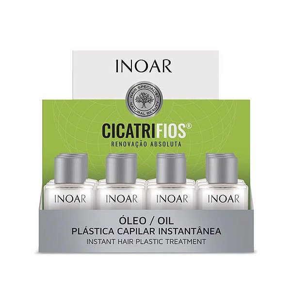 Óleo Capilar Inoar Cicatrifios Display Com 12 Unidades De 7ml Cada