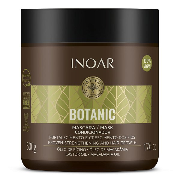 Máscara Capilar Inoar Botanic 500g