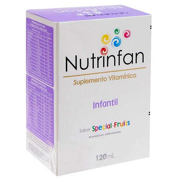 Suplemento Alimentar Líquido Nutrinfan Infantil Sabor Special-Fruits 120ml