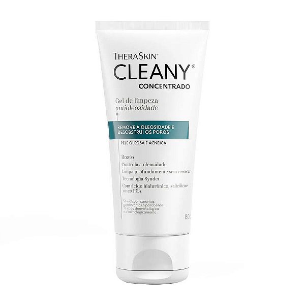 Gel De Limpeza Antioleosidade Facial TheraSkin Cleany Concentrado 150ml