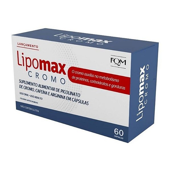 Suplemento Alimentar Lipomax Cromo 60 Cápsulas