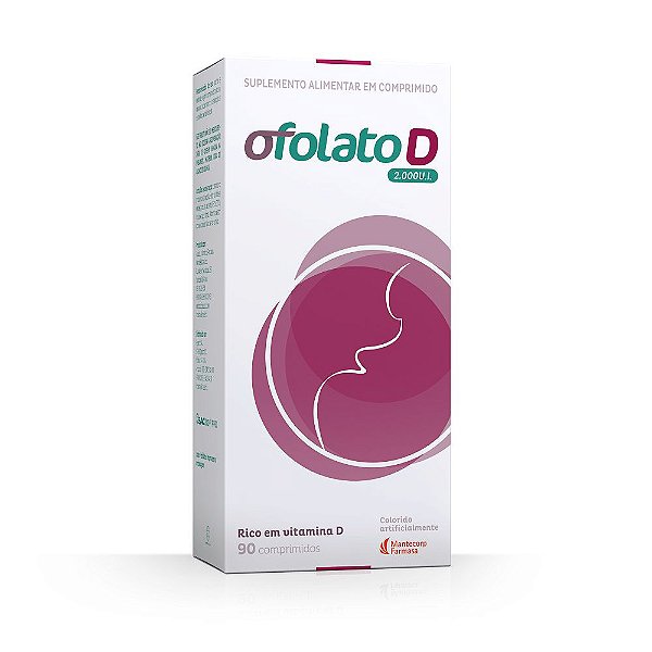 Suplemento Alimentar Ofolato D 2.000UI 90 Comprimidos