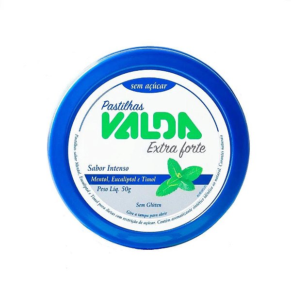 Pastilha Valda Extra Forte Lata 50g
