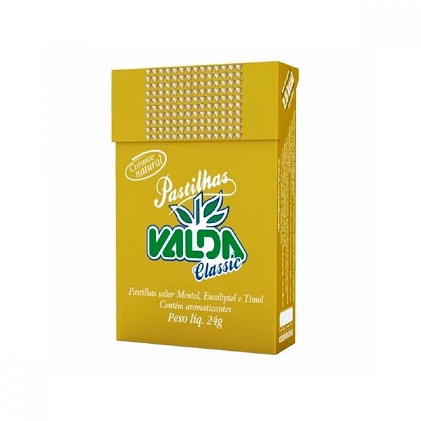 Pastilha Valda Classic Flip-Top 24g