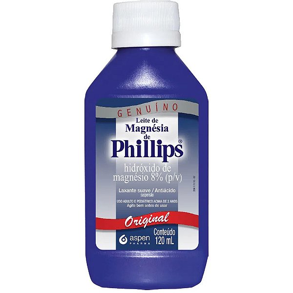 Leite De Magnésia De Phillips Sabor Original 120ml