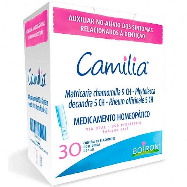 Camilia Com 30 Flaconetes De Dose Única De 1ml Cada