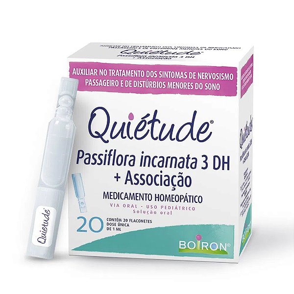 Quiétude Com 20 Flaconetes De Dose Única De 1ml Cada