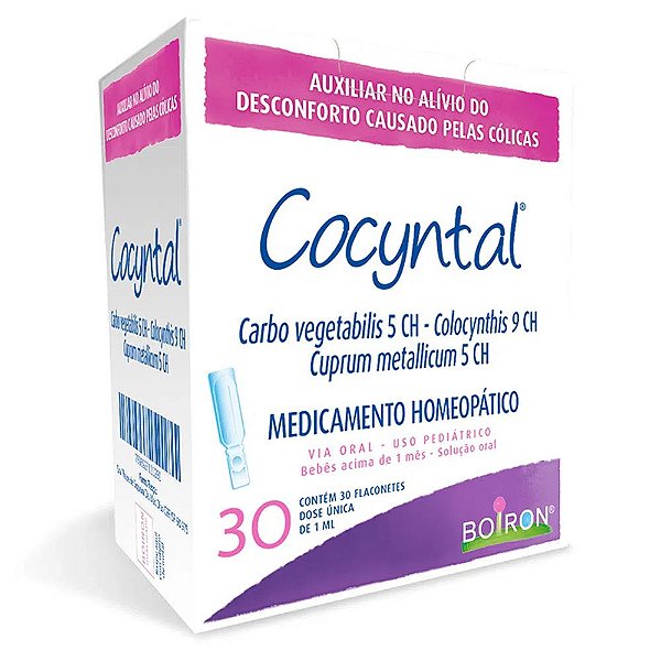 Cocyntal Solução Oral 30 Flaconetes De Dose Única Com 1ml Cada
