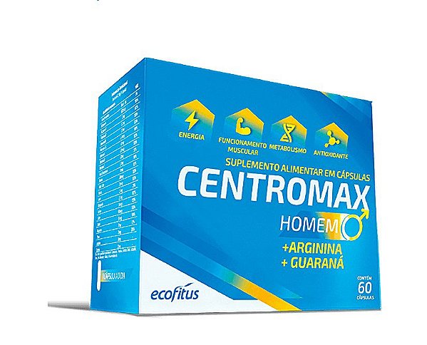 Suplemento Alimentar Ecofitus Centromax Homem 60 Cápsulas