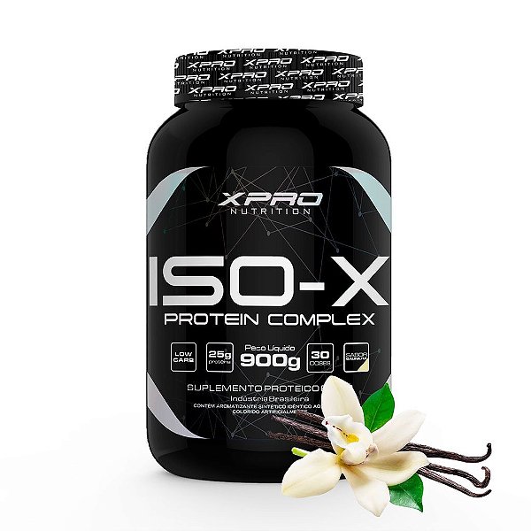 Suplemento Alimentar Iso-X Protein Complex XPro Nutrition Baunilha  900g