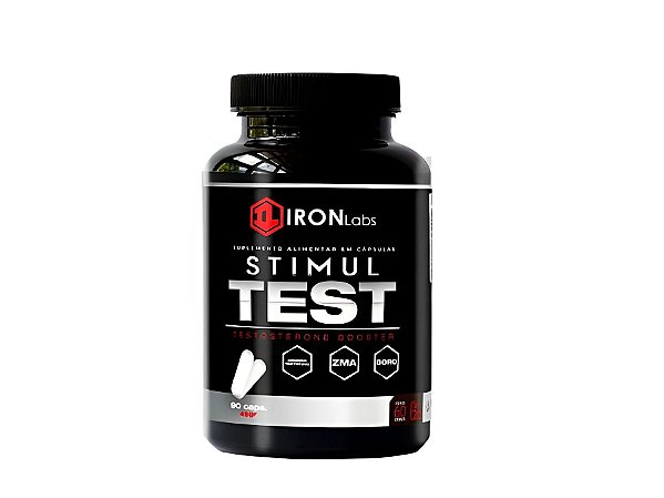 Suplemento Alimentar IronLabs Stimul Test 90 Cápsulas De 45g