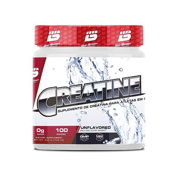 Suplemento Alimentar Em Pó BioSports Creatine Pote 300g