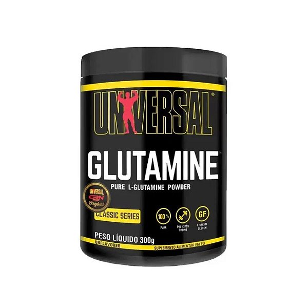 Suplemento Universal Nutrition Glutamine Classic Series 300g