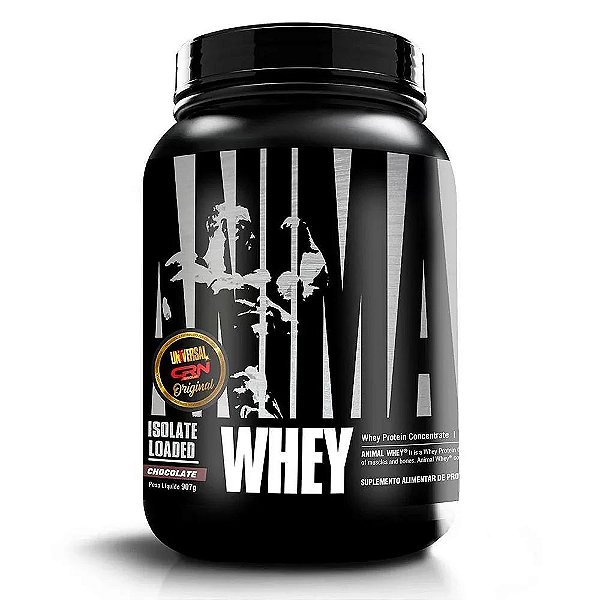 Animal Whey Universal Nutrition Chocolate Pote 907g